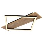 Metalowa design lampa sufitowa czarna, Beniamino, 18W, 3000K LED