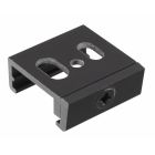 Czarny wspornik sufitowy, 3-fazowy