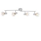 Industrialny spot sufitowy biały, Jaylano