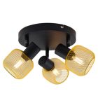 Industrialny spot sufitowy żółty, Emado