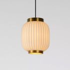 Biała lampa wisząca retro, Gosse