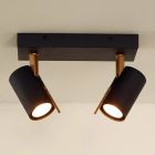 Złoty spot sufitowy nowoczesny, Grony