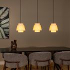 Beżowa lampa wisząca japandi, Tribute