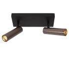 Szary spot sufitowy nowoczesny, Grado