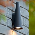 Antracytowa lampa zewnętrzna nowoczesna, Wizard, IP54