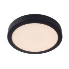 Czarny plafon sufitowy nowoczesny, Brice, 30W, 3000K LED, IP44