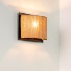 Rattanowy kinkiet brązowy, Magius