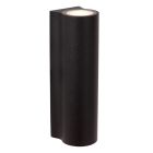 Czarny kinkiet góra-dół nowoczesny, Akra, 6W, 3000K LED, IP54