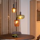 Wielokolorowa lampa wisząca retro, Ilona