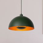 Zielona lampa wisząca nowoczesna, Siemon