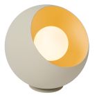 Beżowa lampa stołowa nowoczesna, Doredos, z przełącznik