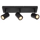 Czarny spot sufitowy nowoczesny, Amigo