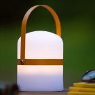 Brązowa lampa stołowa ogrodowa nowoczesna, Little Joe, 3W, 2700K LED, IP44, z przełącznik