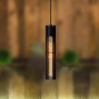 Czarna lampa wisząca nowoczesna, Lionel