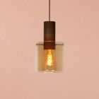 Bursztynowa lampa wisząca vintage, Toledo