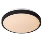 Czarna lampa łazienkowa sufitowa nowoczesna, Dasher, 12W, 2700K LED, IP44