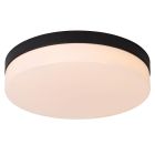 Czarna lampa łazienkowa sufitowa plastikowa, Biskit, 24W, 2700K LED, IP44