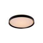 Czarny plafon sufitowy nowoczesny, Nuria, 18W, 2700K LED