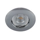 Aluminiowa nowoczesna mini oprawa podtynkowa chromowana, Rosi