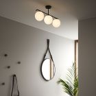 Czarna lampa sufitowa design, Grant