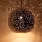 Filigranowa orientalna lampa wisząca biała, Alyssa