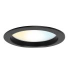 Czarny downlight aluminiowy, Otmar, 15W, white switch LED, IP22