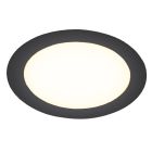 Czarny downlight aluminiowy, Umbriel, 6W, 4000K LED, IP44