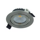 Aluminiowy downlight srebreny, Wimke, 5W, dim to warm LED, IP44