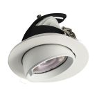 Aluminiowy downlight biały, Anjuli, 15W, white switch LED