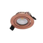 Aluminiowy downlight miedziany, Wimke, 5W, 2700K LED, IP44