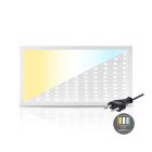 Panel LED 60x120 - 50W - włącznik biały - UGR<19 - podświetlany