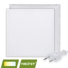 Panel LED 60x60 - 30W - włącznik biały - UGR<19 - podświetlany