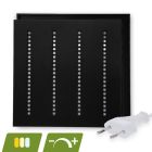 Panel LED Black Louvre 60x60 - 30W - biały przełącznik - ściemnialny - UGR <16