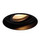 Aluminiowa oprawa sufitowa wpuszczana trimless czarna, Royce