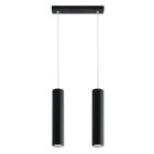 Aluminiowa lampa wisząca czarna, Harley