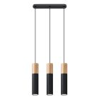 Aluminiowa lampa wisząca brązowa, Francesca