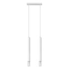 Szklana lampa wisząca biała, Ishani