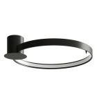 Aluminiowy plafon sufitowy czarny, Ringo, 30W, 3000K LED