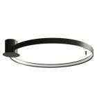 Aluminiowy plafon sufitowy czarny, Ringo, 50W, 3000K LED