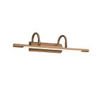 Brązowy oświetlenie obrazu klasyczny, Marino, 8W, 3000K LED