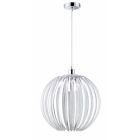 Biała lampa wisząca design, Latanya