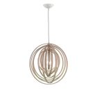 Drewniana lampa wisząca nowoczesna, Xoelle