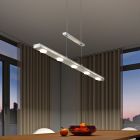 Niklowa lampa wisząca nad stół do jadalni nowoczesna, Awa, 3,5W, regulowana ciepła do zimnej bieli LED