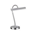 Niklowa lampa stołowa nowoczesna, Eliza, 4W, 3000K LED, z przełącznik