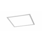 Niklowy plafon sufitowy nowoczesny, Badria, 25W, 3000K LED