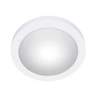 Biała lampa łazienkowa sufitowa szklana, Hadleigh, IP44