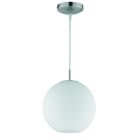 Biała lampa wisząca design, Riley