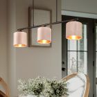 Beżowa lampa wisząca nowoczesna, Ercan