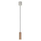 Brązowa lampa wisząca nowoczesna, Sieb