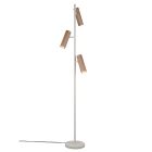 Brązowa lampa stojąca nowoczesna, Sieb, z przełącznik